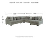 Keener 5-Piece Sectional with Chaise