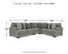 Keener 4-Piece Sectional