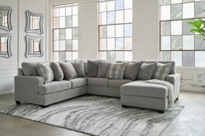 Keener 4-Piece Sectional with Chaise