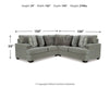 Keener 3-Piece Sectional