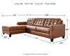 Baskove 2-Piece Sectional with Chaise