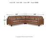 Baskove 3-Piece Sectional