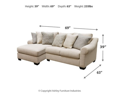 Carnaby 2-Piece Sectional with Chaise