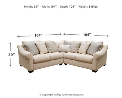 Carnaby 3-Piece Sectional