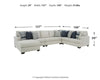Lowder 5-Piece Sectional with Chaise