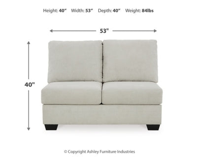 Lowder Armless Loveseat