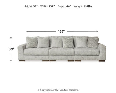 Regent Park 3-Piece Sectional Sofa