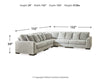 Regent Park 5-Piece Sectional