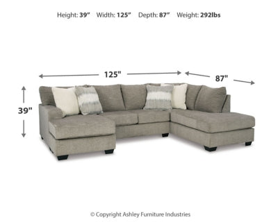 Creswell 2-Piece Sectional with Chaise