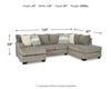 Creswell 2-Piece Sectional with Chaise