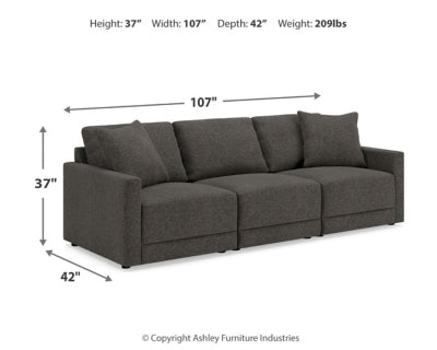 Evey 3-Piece Sectional Sofa