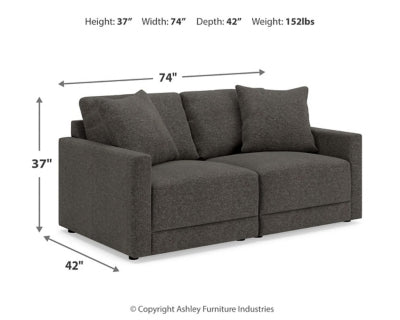 Evey 2-Piece Sectional Loveseat