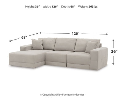 Next-Gen Gaucho 3-Piece Sectional Sofa with Chaise