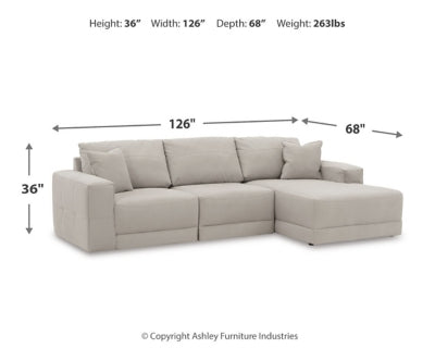 Next-Gen Gaucho 3-Piece Sectional Sofa with Chaise