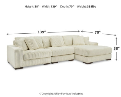 Lindyn 3-Piece Sectional with Chaise