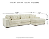 Lindyn 3-Piece Sectional with Chaise