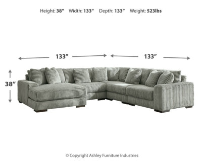 Lindyn 5-Piece Sectional with Chaise