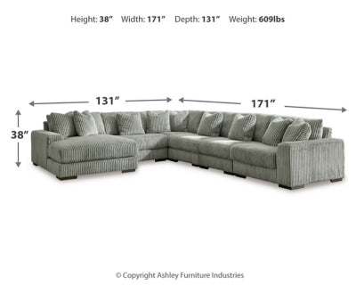 Lindyn 6-Piece Sectional with Chaise