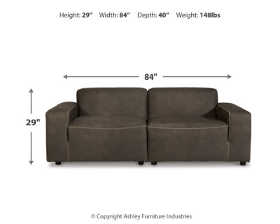 Allena 2-Piece Sectional Loveseat