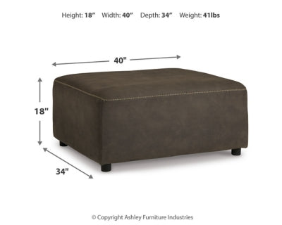 Allena Oversized Accent Ottoman