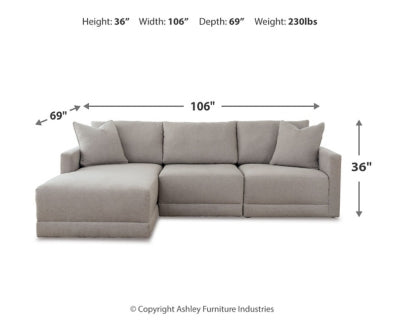 Katany 3-Piece Sectional with Chaise