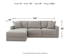Katany 3-Piece Sectional with Chaise