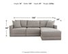 Katany 3-Piece Sectional with Chaise
