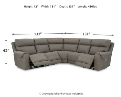 Starbot 5-Piece Power Reclining Sectional