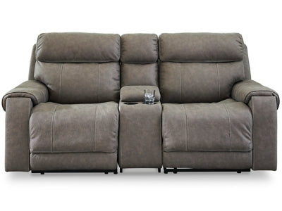 Starbot 3-Piece Power Reclining Sectional Loveseat with Console