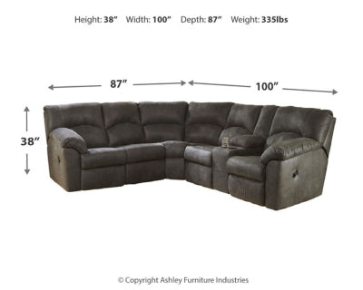 Tambo 2-Piece Reclining Sectional