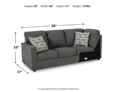 Edenfield Left-Arm Facing Sofa with Corner Wedge