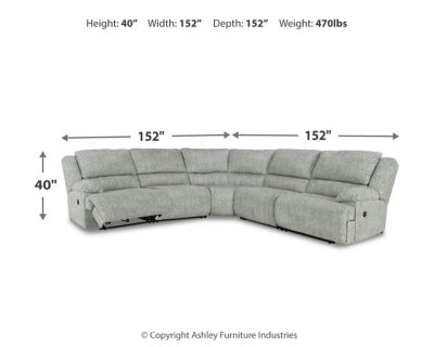 McClelland 5-Piece Reclining Sectional