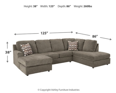 O'Phannon 2-Piece Sectional with Chaise