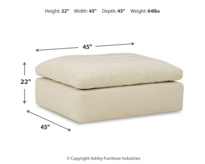 Tanavi Oversized Accent Ottoman