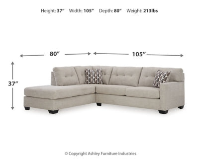 Mahoney 2-Piece Sectional with Chaise