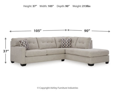 Mahoney 2-Piece Sectional with Chaise