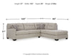 Mahoney 2-Piece Sectional with Chaise