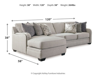 Dellara 3-Piece Sectional with Chaise