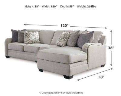 Dellara 3-Piece Sectional with Chaise