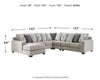 Ardsley 5-Piece Sectional with Chaise
