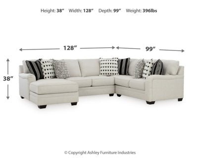 Huntsworth 4-Piece Sectional with Chaise