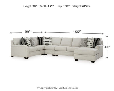 Huntsworth 5-Piece Sectional with Chaise