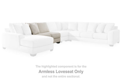 Lerenza Armless Loveseat