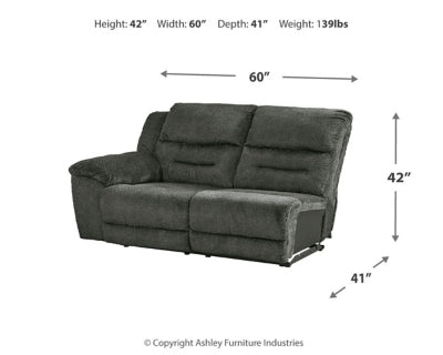 Nettington Left-Arm Facing Power Reclining Loveseat