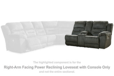 Nettington Right-Arm Facing Power Reclining Loveseat with Console