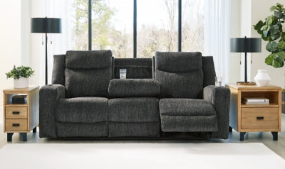 Martinglenn Reclining Sofa with Drop Down Table