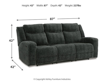Martinglenn Reclining Sofa with Drop Down Table