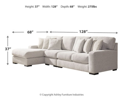 Larce 3-Piece Sectional with Chaise