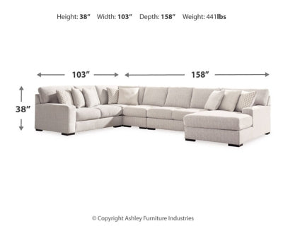 Larce 5-Piece Sectional with Chaise