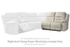 Family Den Right-Arm Facing Power Reclining Loveseat